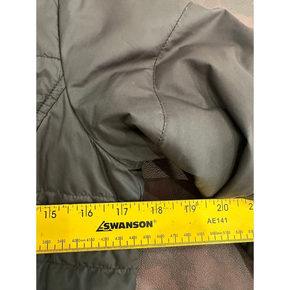 The North Face Mossbud Swirl Reversible Jacket Gray Black Fleece Hooded SmallP